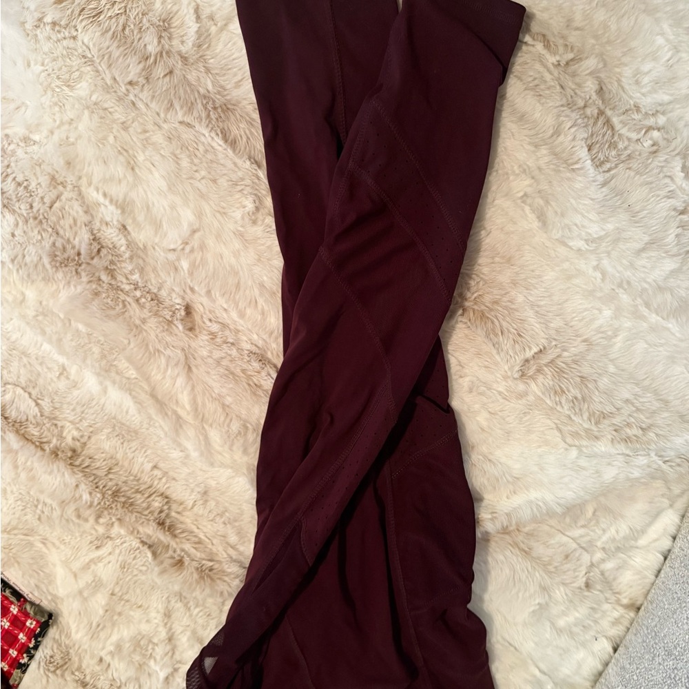 Maroon Leggings